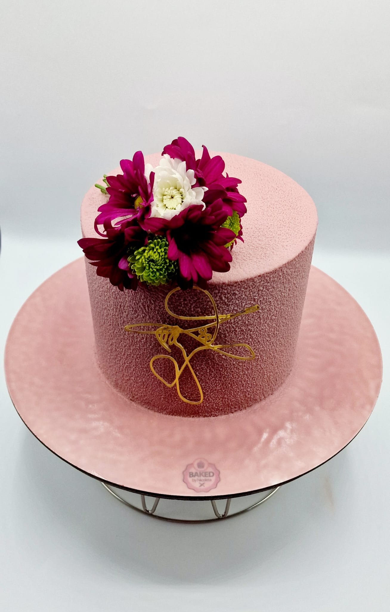 Bespoke custom celebration cake for Ladies & Elegance handcrafted by Nicoleta